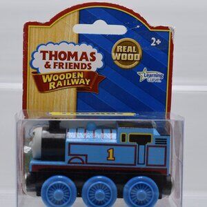 THOMAS 1 - Thomas & Friends Wooden Railway Train Engine w/ Collector's Card New